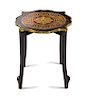 A Napoleon III Boulle Side Table Height 16 inches.
