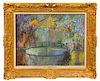 * Albert Malet, (French, 1902-1986), Jardin de Monet, Giverny