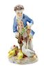 * A Meissen Porcelain Figure Height 5 1/8 inches.