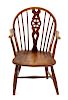 An English Child's Oak Windsor Armchair Height 32 1/4 inches.