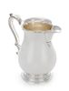 An American Silver Water Pitcher, International Silver Co., Meriden, CT, having a foliate capped handle.