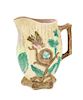 An American Majolica Pitcher Height 9 1/8 inches.