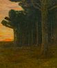 Charles Warren Eaton, (American, 1857-1937), Dutch Poplars at Sunset