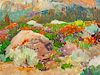 Frank Tenney Johnson, (American, 1874-1939), Colorful Underbrush