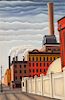 George Copeland Ault, (American, 1891-1948), Stacks up 1st Avenue at 34th Street, 1928