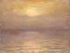 Francesco Spicuzza, (American, 1883-1962), Sunset Over the Lake