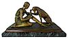 D.H. Chiparus Accident de Chasse Bronze Sculpture