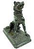 After Antoine-Louis Barye Granite Dog Sculpture