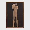 Luciano Mori: Standing Male Nude