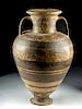 Huge Corinthian Pottery Amphora - Animal Frieze w/ TL