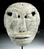 Ancient Chinese Shang Dynasty Jade Mask (Nephrite)