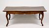Louis XV Style Marquetry Inlaid Walnut Low Table