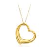 Elsa Peretti Tiffany & Co. 18K Gold Heart Pendant Necklace
