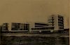 Postcard with the motif 'Bauhaus-Dessau' after an architectural photograph by Arthur Kšster, c. 1926