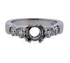 18k Gold Diamond Engagement Ring  Setting 