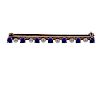 Antique 14k Gold Blue Stone Pearl Brooch 
