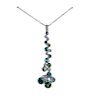 Tiffany &amp; Co Platinum Diamond Tourmaline Necklace 