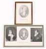 Collection of Four Portrait Engravings