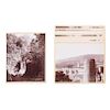 LOT OF 9 PHOTOGRAPHS. MAYO & WEED PHOTOGRAPHERS. Cascade de Sumidero; Zacatecas From the Buffa; Scene by the Ditch at Aguas Calientes; Birdseye View o