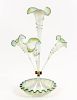 19th/20th C. Four Arm Blown Glass Epergne