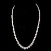 50.0ct TW Diamond and 18K Gold Necklace