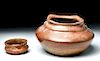 Lot of 2 Ancient Pottery Vessels - Chupicuaro & Jalisco