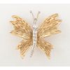 Tiffany & Co. 18 Karat Yellow Gold Butterfly Brooch
