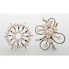 Mikimoto Pearl Brooches, Lot of 2