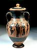 Greek Attic Black-Figured Amphora, Priam Painter - TL'd