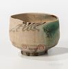 Makoto Yabe (1947-2005) Studio Pottery Nerikomi Tea Bowl