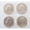 United States Daniel Boone Bicentennial Commemorative Half Dollars 1934-1936, Lot of Four