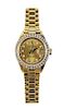Estate Rolex Ladies President 18K Diamond Watch