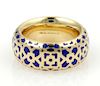 Tiffany & Co.Picasso Marrakesh 18k Yellow Gold Blu