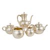 Whiting hammered sterling -5-pc coffee/tea service