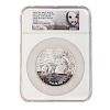 2015 5 oz Chinese Silver Panda First Rev Proof 70