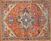 Antique Serapi carpet, approx. 10.11 x 13