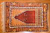 Antique Turkish prayer rug, approx. 3.6 x 5.7