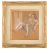 Emile Othon Friesz. "Seated Nude," pastel