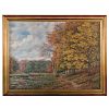 Alfred V. Jensen. Autumn Landscape, oil