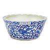 Chinese blue/white porcelain jardiniere