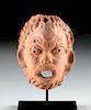 Roman Redware Mask of an African Male