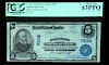 1902 Us $5 National Bank Note Piketon Ohio Nb 63Ppq