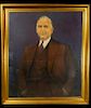 Portrait Painting Of WV Governor Holt 1937-1941