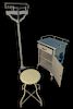 Dr. Robert Price Vintage Cabinet Scale And Stool