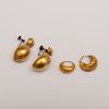 Two Pairs of Roman Gold Earrings