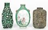 3 Fine Antique Chinese Snuff Bottles