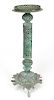 18th C. Islamic Bronze Lamp, 3 Parts