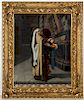 Gabriele Castagnola (1828-1883) "Filippino Lippi and His Mistress", 1871
