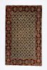 A Rare 17th C. Moghul Silk Velvet Rug, India