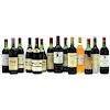 Vinos Tintos de Francia. Bordeaux, Pauillac, M_doc, Rioja, Sauternes y Haut M_doc. Total de piezas: 14.